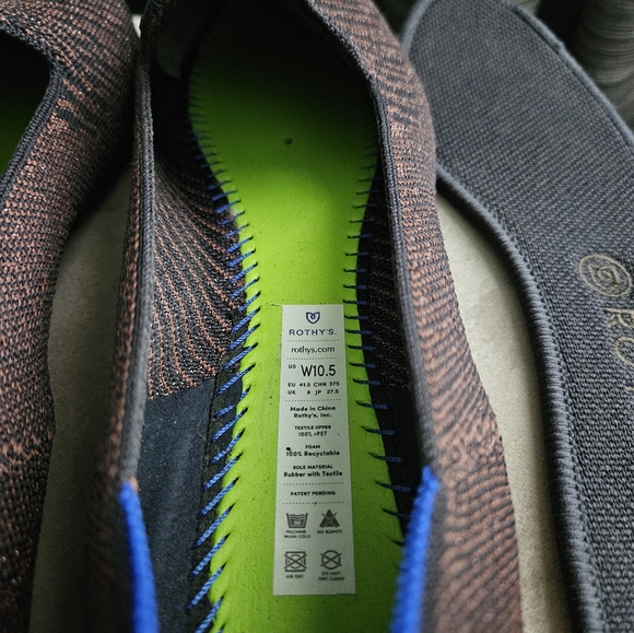 Rothy's Metallic Brown and Black Loafer - Picture 10 of 10